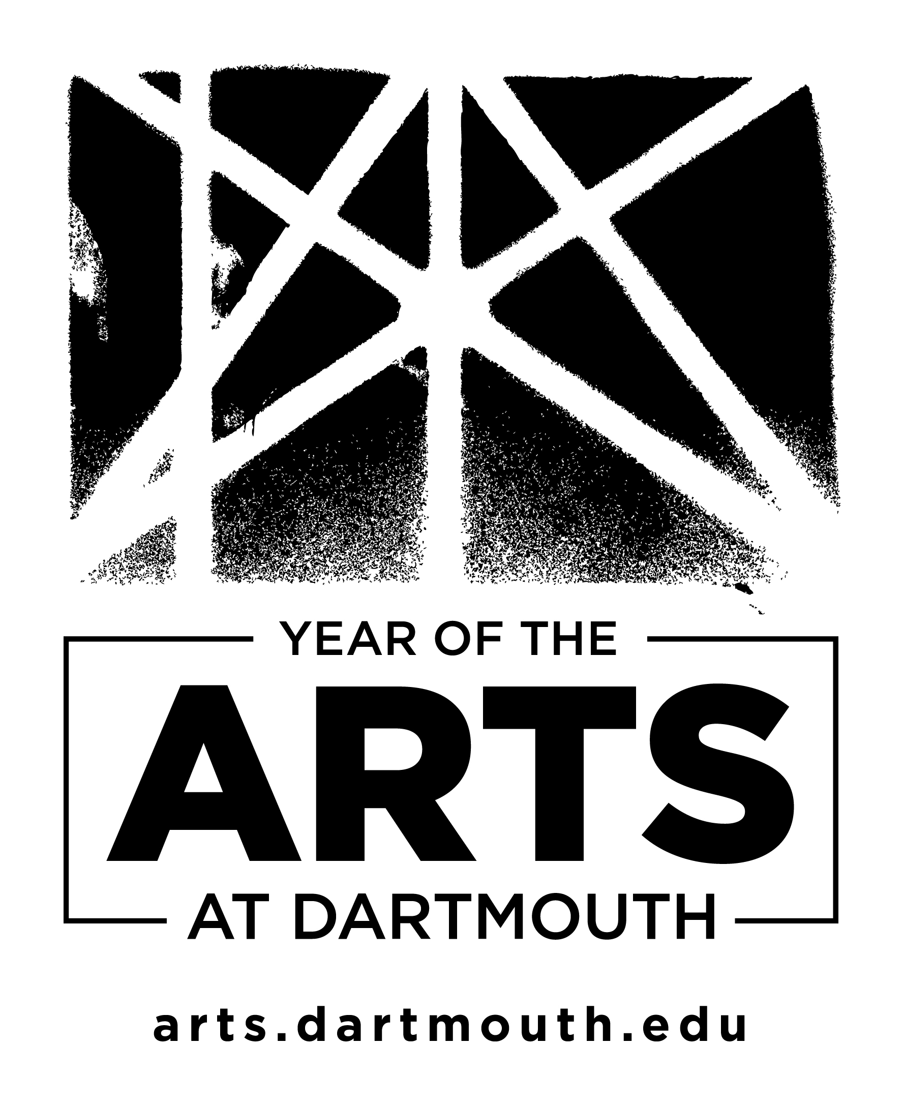 Year of the Arts logo with URL - black