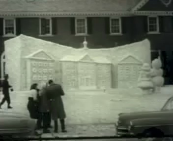 Snow sculpture, 1955