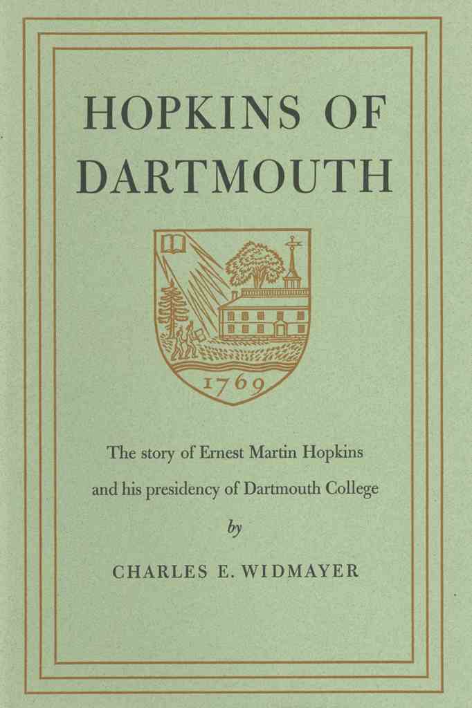 Hopkins of Dartmouth cover