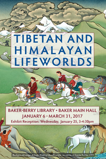 Tibetan and Himalayan Lifeworlds exhibit poster