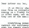December 1941 Letter to family