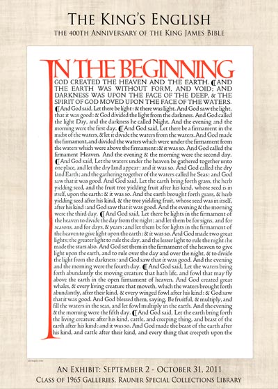 The King’s English: The 400th Anniversary of the King James Bible