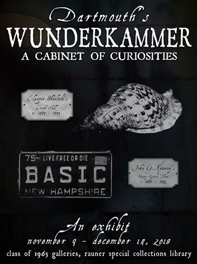 Dartmouth's Wunderkammer - poster