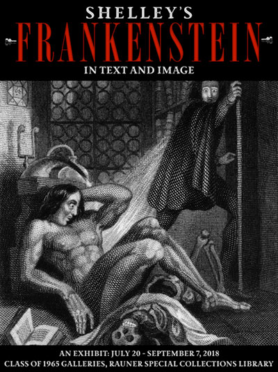 Shelley's Frankenstein exhibit poster