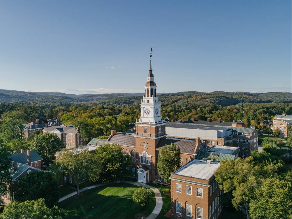 Aerial photo of Baker Tower