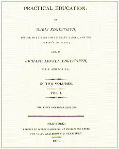 Title page of Edgeworth's Practical Education
