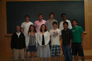 Students at the Summer 2010 Keble Dinner on campus