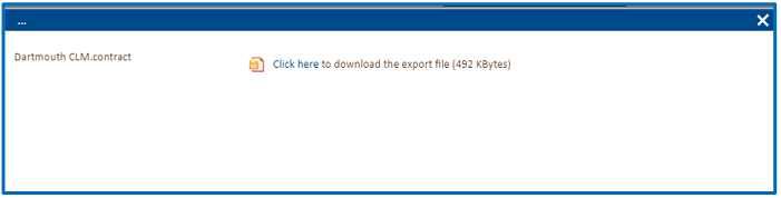 Click here to export file
