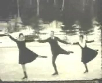 Figure skaters, 1935