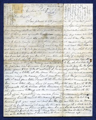 Letter by John McCoy