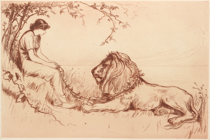The Lion in Love Etching