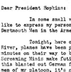 February 1945 Letter to Hopkins