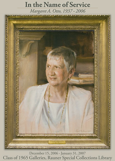 Margaret Otto portrait - poster