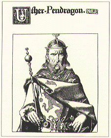 Frontispiece to Pyle's The Story of King Arthur and His Knights