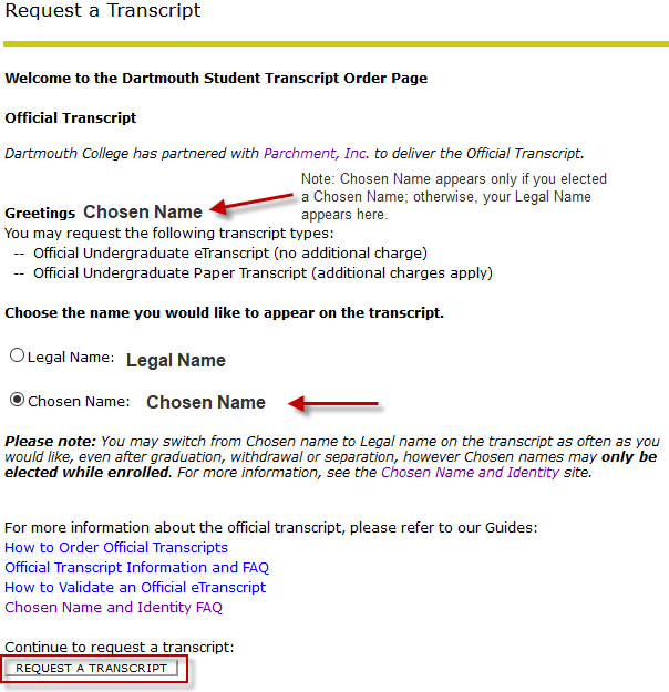 How to Order Official Transcripts
