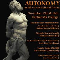 Philosophy Workshop: Autonomy in Ethical and Political Theory