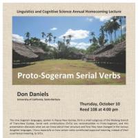 Proto-Sogeram Serial Verbs with Don Daniels