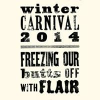 Print your own! Letterpress Winter Carnival Poster