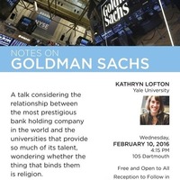 Notes on Goldman Sachs