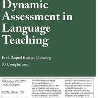Conference and Workshop on Language Teaching by Raquel Hidalgo Downing