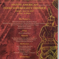 Native American Food Sovereignty Dinner
