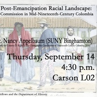 LECTURE: Envisioning Post-Emancipation Racial Landscapes in Colombia