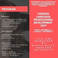 Foreign Languages Professional Development at Dartmouth 