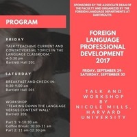 Foreign Languages Professional Development at Dartmouth 