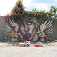 Haitian Graffiti Artist Jerry Rosembert Moïse Live Demostration of Work