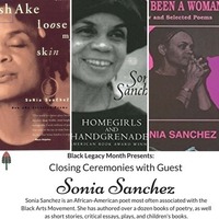 Black Legacy Month Presents: Closing Ceremonies with Guest: Sonia Sanchez