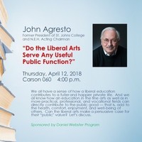 John Agresto, "Do the Liberal Arts Serve Any Useful Public Function?"