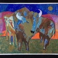 Russo Gallery : Nan Darham "Yellowstone" Art Exhibition