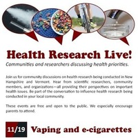 Health Research Live 11/19/19 - Vaping and e-cigarettes
