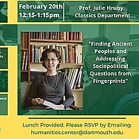 Digital Humanities Speaker Series Lunch: Prof. Julie Hruby