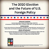 The 2020 Election and the Future of U.S. Foreign Policy