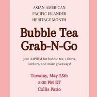 AAPIHM Bubble Tea Grab-N-Go