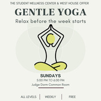 Gentle Yoga Class (SWC and West House)