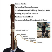 Senior Recital: Christopher Damon '22, bassoon