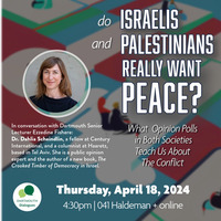 Do Israelis & Palestinians Really Want Peace?