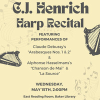 Senior Recital: C.J. Henrich '24, harp