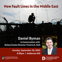 New Fault Lines in the Middle East