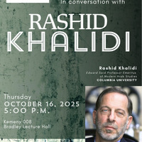 "In Conversation with Rashid Khalidi"
