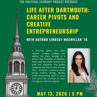 Lindsay MacMillan ('16), Life After Dartmouth: Career Pivots & Entrepreneurship