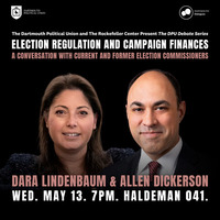 Election Regulation and Campaign Finances: FEC Commissioner Conversation