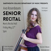 Senior Recital: Ava Rosenbaum, cello