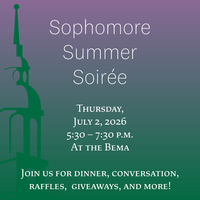 Sophomore Summer Soirée