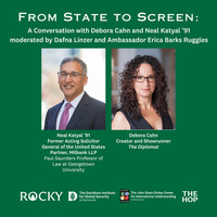 From State to Screen: A Conversation with Debora Cahn and Neal Katyal '91