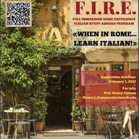 F.I.R.E. Rome off campus Information meeting 2027